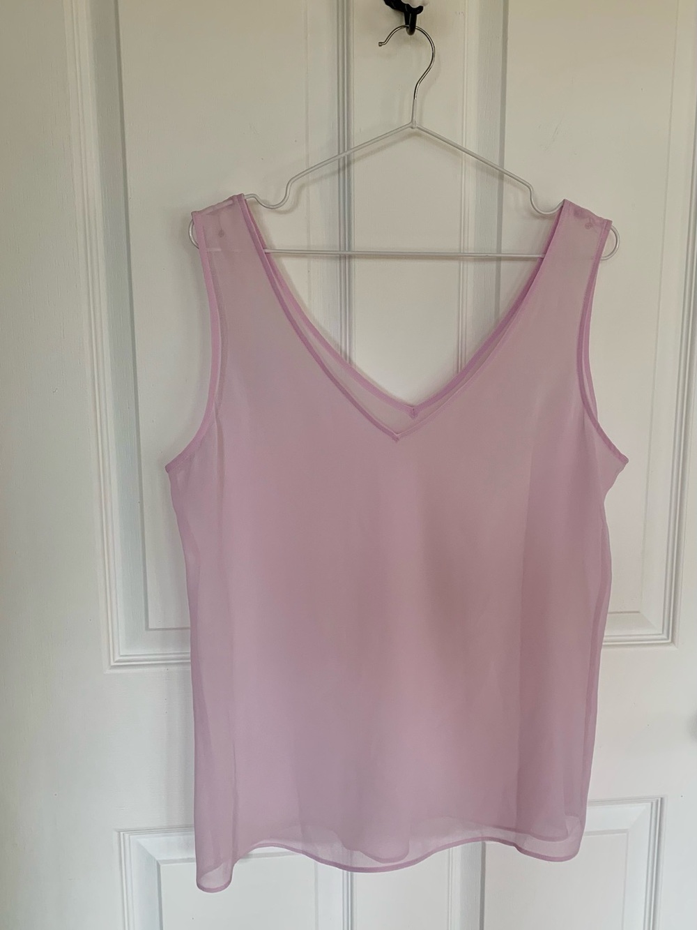🍬3/20🍬Source Unknown Light Pink V-Neck Chiffon Camisole